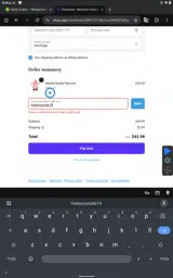 Haileyoutside10 coupon verification screenshot