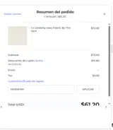 MOSSFAM coupon verification screenshot