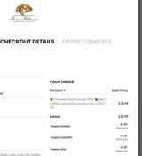 PATRICKDAY2025 coupon verification screenshot