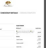 LUCKYS10 coupon verification screenshot