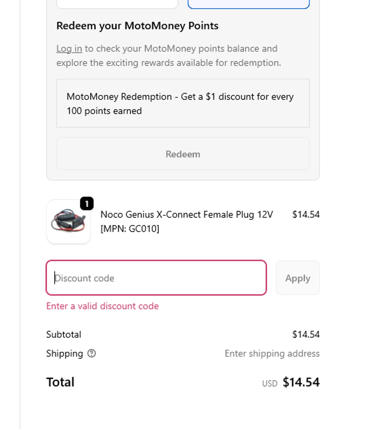 Motomentum coupon code screenshot showing code 25OCT applied at Motomentum checkout page. Uploaded by SimplyCodes community member LegendaryHero6995 on Nov 14, 2025