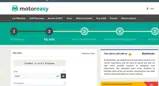 MotorEasy Car Warranty coupon verification screenshot