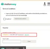 TVGAP11 coupon verification screenshot