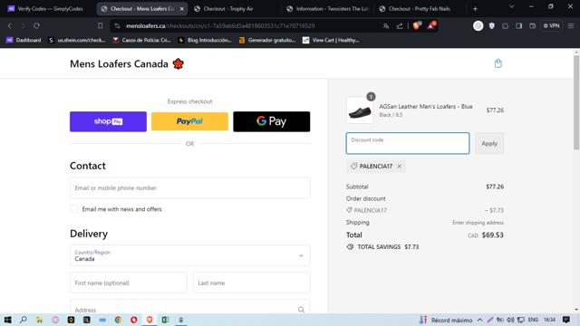 Mott & Bow checkout page showing Mott & Bow promo code box | Screenshot taken by SimplyCodes community member on Feb 14, 2024
