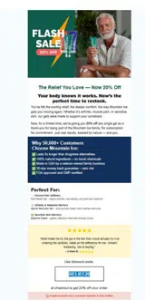 RELIEF20 coupon verification screenshot