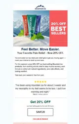SAVE20 coupon verification screenshot