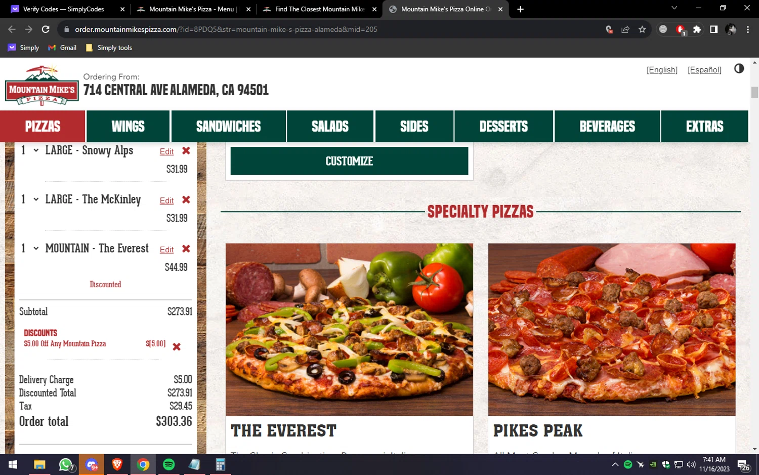 Mountain Mike’s Pizza Coupons - 15% Off | September 2024