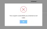 Mountains 2 Metal coupon verification screenshot