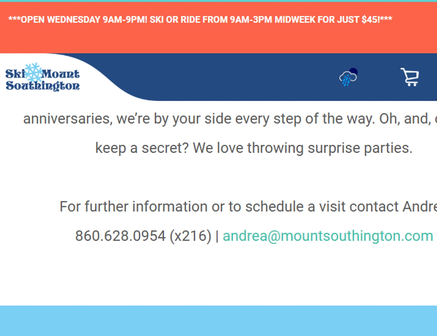 Mount Southington Ski Area checkout page showing Mount Southington Ski Area promo code box | Screenshot taken by SimplyCodes community member on Dec 19, 2024