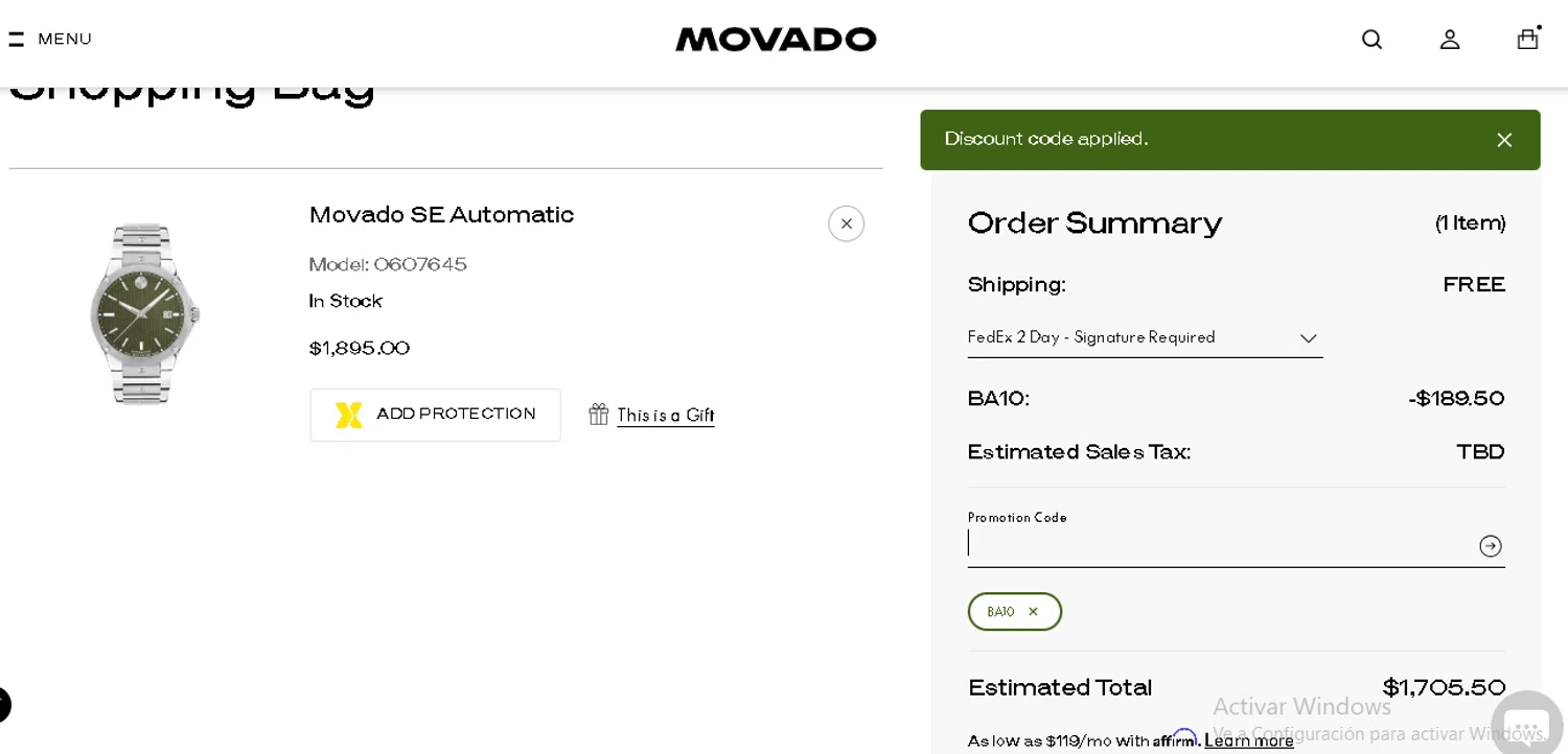 Movado Promo Codes 15 Off December 2024