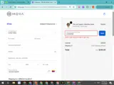 MOVA Globes coupon verification screenshot