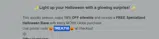 MOVA Globes coupon verification screenshot