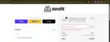 Movatik coupon verification screenshot