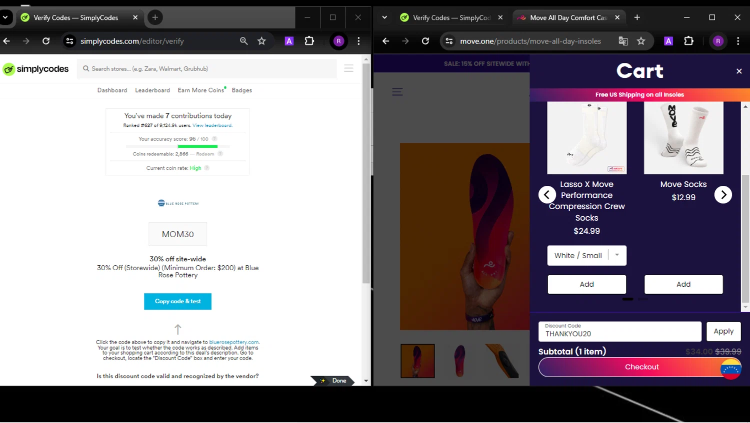 how to use Move Insoles coupons