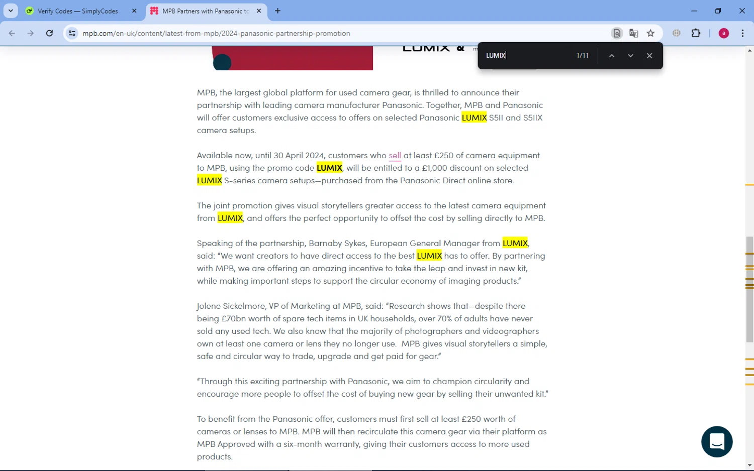 MPB Promo Codes 5 Off September 2024