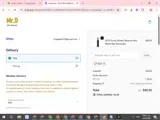 SCD coupon verification screenshot