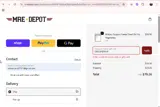 GROUNDSHIP coupon verification screenshot