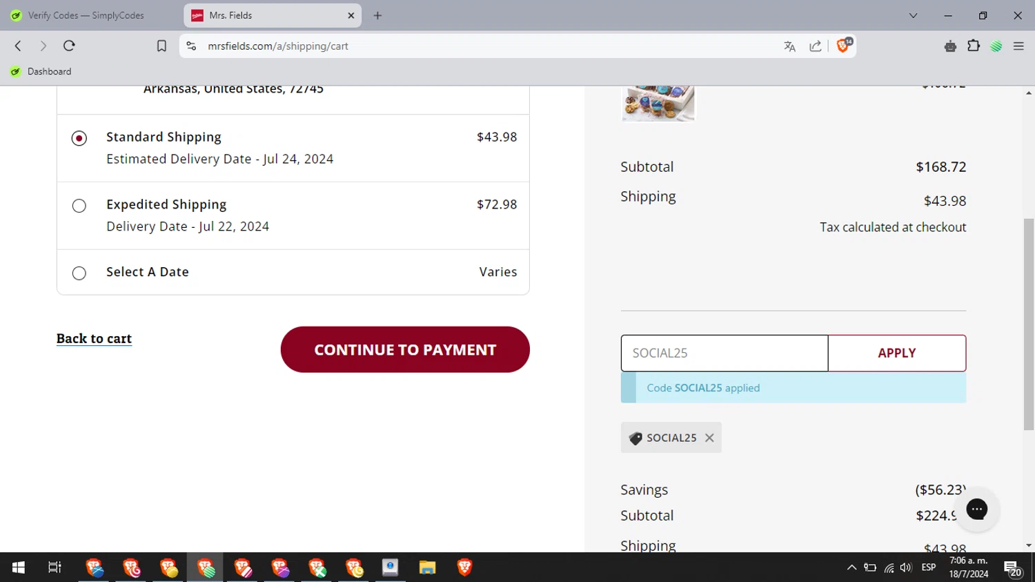 Mrs. Fields Promo Codes 25 Off Coupons in August 2024 SimplyCodes