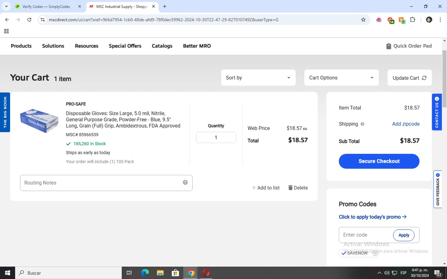 how to use MSC Industrial Supply coupons