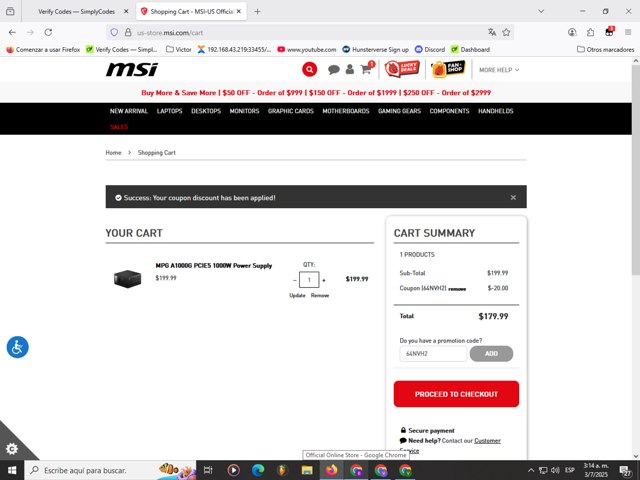 MSI Promo Codes (2 Verified) - 10% Off + Free Ship Aug 2025