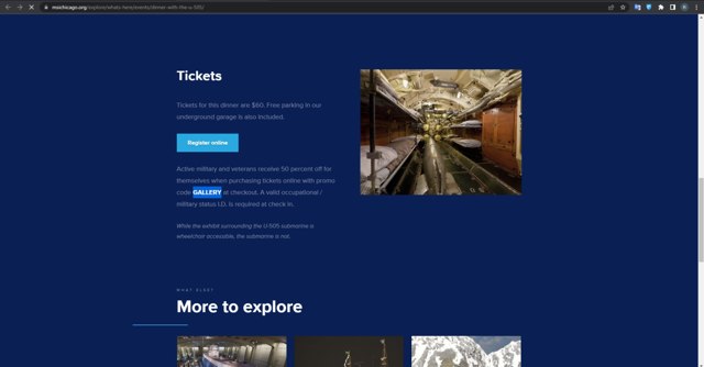 Museum of Science and Industry checkout page showing Museum of Science and Industry promo code box | Screenshot taken by SimplyCodes community member on May 30, 2023