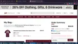 Mississippi State Bulldogs coupon verification screenshot