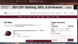 Mississippi State Bulldogs coupon verification screenshot