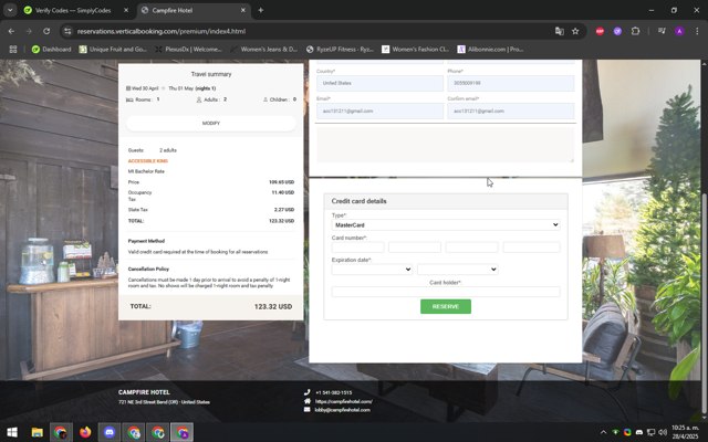 Mt. Bachelor checkout page showing Mt. Bachelor discount code box | Screenshot taken by SimplyCodes community member on Apr 28, 2025