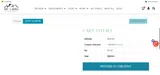 WELCOME coupon verification screenshot