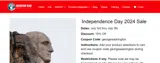 georgewashington coupon verification screenshot