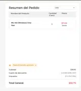 flash20 coupon verification screenshot