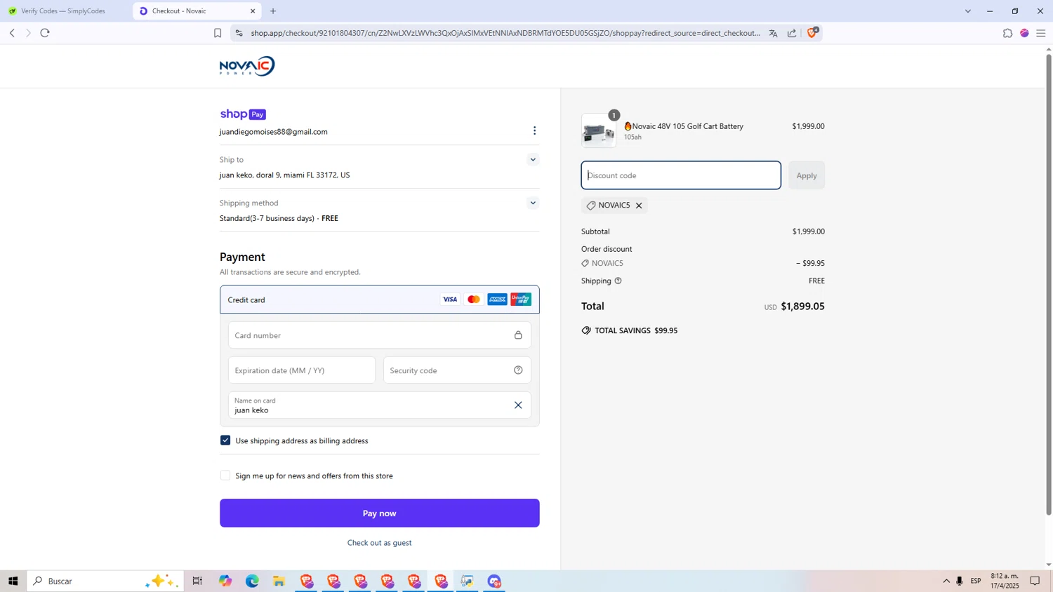 MUD Jeans discount code screenshot showing code MUD10 applied at MUD Jeans checkout page. Uploaded by SimplyCodes community member NARUTO_UZUMAKIsx on Apr 18, 2025