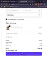 15off coupon verification screenshot