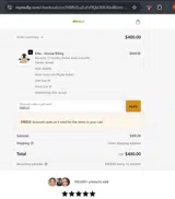 FREE25 coupon verification screenshot