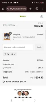 Fall15 coupon verification screenshot