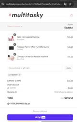 YEFFRY coupon verification screenshot