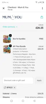 Bfri25 coupon verification screenshot