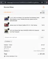 XCOLA coupon verification screenshot