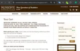 Munson's Chocolates coupon verification screenshot