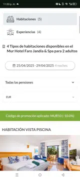 MUR10 coupon verification screenshot