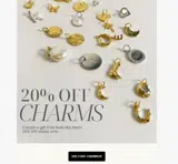 CHARMS20 coupon verification screenshot
