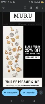 Vip25 coupon verification screenshot