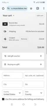 FIT50 coupon verification screenshot