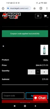 EVE coupon verification screenshot