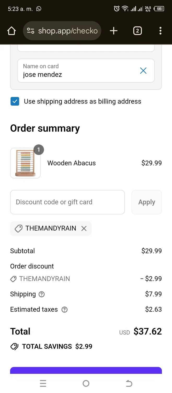 Mushie discount code screenshot showing code THEMANDYRAIN applied at Mushie checkout page. Uploaded by SimplyCodes community member Garou_Y2K on Sep 14, 2025