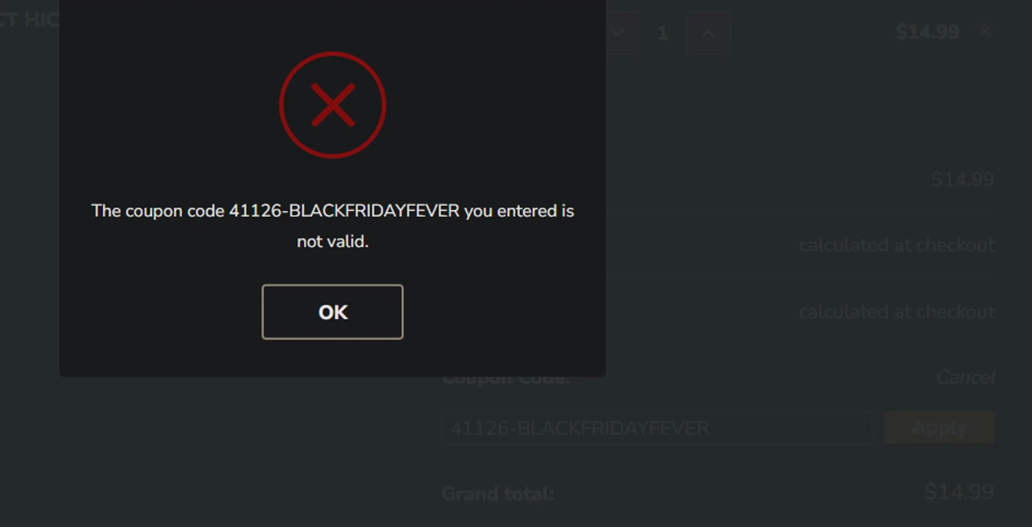 Music Go Round promo code screenshot showing code 41126-BLACKFRIDAYFEVER applied at Music Go Round checkout page. Uploaded by SimplyCodes community member FIREINTHEHOLE on Dec 2, 2025