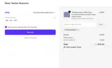 Music Teacher Resources coupon verification screenshot
