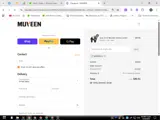 MUVEEN10 coupon verification screenshot