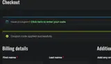 MuzicNotez coupon verification screenshot