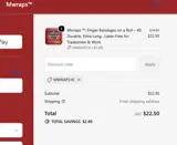 MWRAPS10 coupon verification screenshot